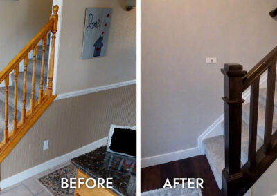 MAUMEE STAIRCASE - Before & After